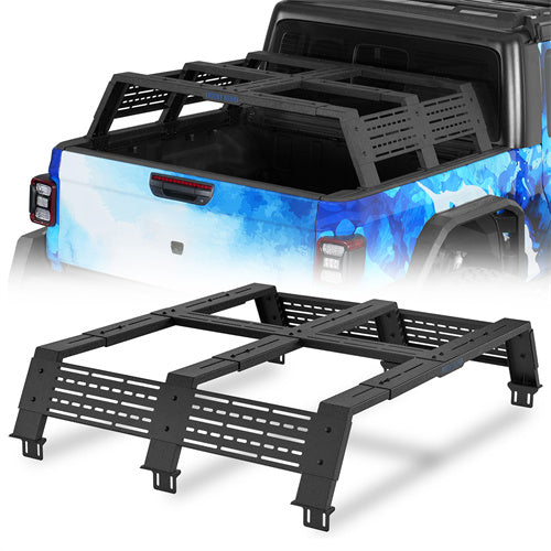 Load image into Gallery viewer, Hooke Road 12.2" Bed Rack for Jeep Gladiator JT Toyota Tacoma Ford Ranger b9922s 1