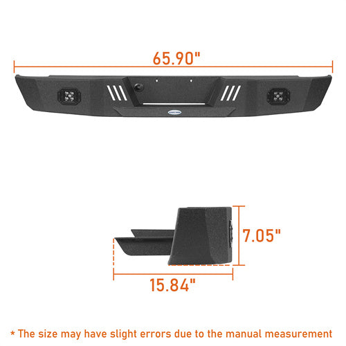 Load image into Gallery viewer, 1993-2011 Ford Ranger Fleetside Rear Bumper Hooke Road b8820 7