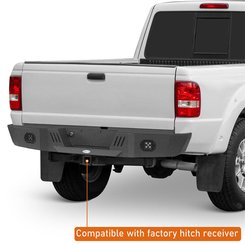 Load image into Gallery viewer, 1993-2011 Ford Ranger Fleetside Rear Bumper Hooke Road b8820 7