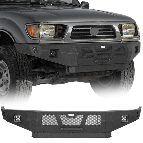 Load image into Gallery viewer, Hooke Road 1995-2004 Toyota Tacoma Front Bumper w/ Spotlights b4150 1