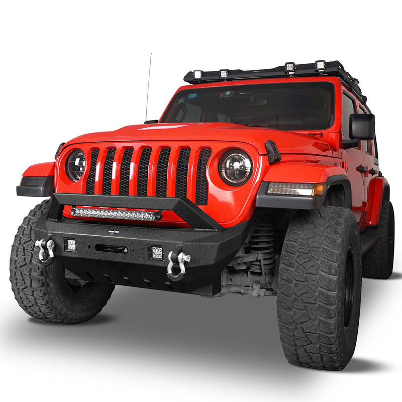 Load image into Gallery viewer, Jeep Gladiator JT Rock Crawler Stubby Front & Rear Bumper (20-24) - HookeRoad b30317003 8