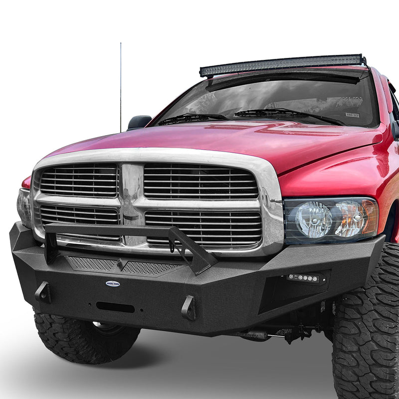 Load image into Gallery viewer, 2003-2005 Dodge Ram 2500 Front Bumper & Rear Bumper w/Winch Plate (Excluding Diesel Models) - Hooke Road HE.6463+6464 6