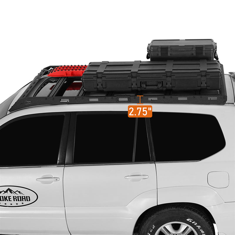 Load image into Gallery viewer, Hooke Road 2003-2009 Lexus GX470 Roof Rack with 6 Alumincum Cross Bars b4650s 5