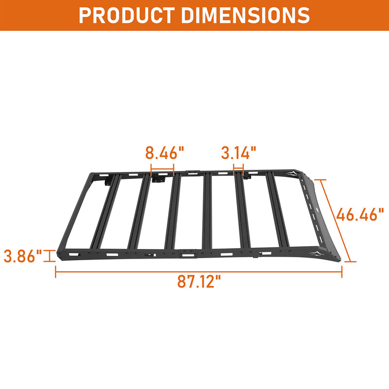 Load image into Gallery viewer, Hooke Road 2003-2009 Lexus GX470 Roof Rack with 6 Alumincum Cross Bars b4650s 6
