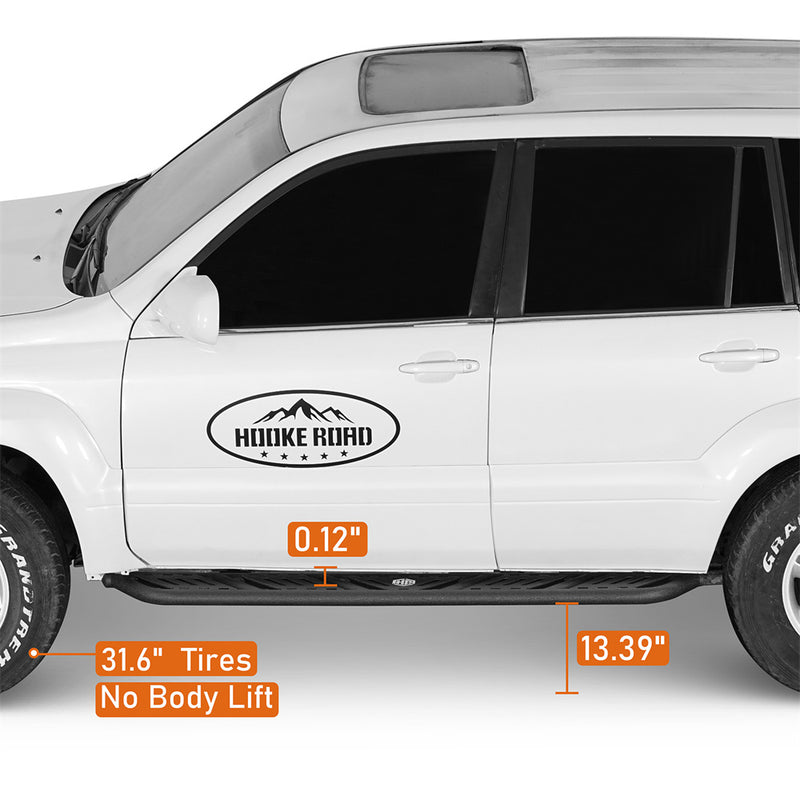 Load image into Gallery viewer, Hooke Road 2003-2009 Lexus GX470 Side Steps Off-Road Style b4655s 6