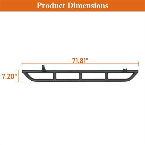 Load image into Gallery viewer, Hooke Road 2003-2009 Toyota 4Runner Tube Slider Rocker Guards b9850s 5