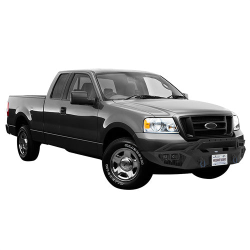 Load image into Gallery viewer, Hooke Road 2004-2008 Ford F-150 Steel Front Bumper with Winch Plate b8007 3