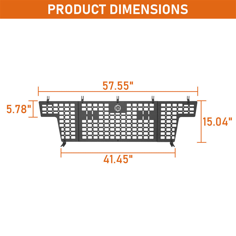 Load image into Gallery viewer, Hooke Road 2005-2023 Toyota Tacoma Front Bed MOLLE Panel b4044s 5