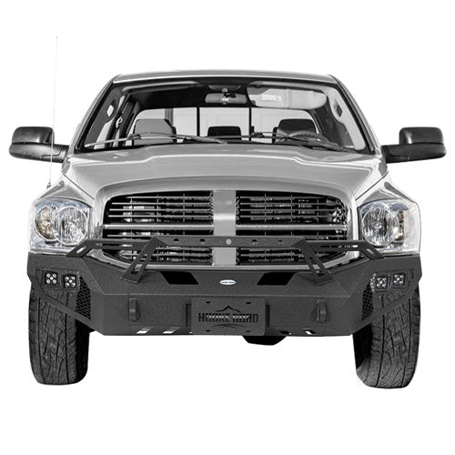 Load image into Gallery viewer, 2006-2009 Ram 2500 3500 Front Bumper with Winch Plate Hooke Road b6481 2