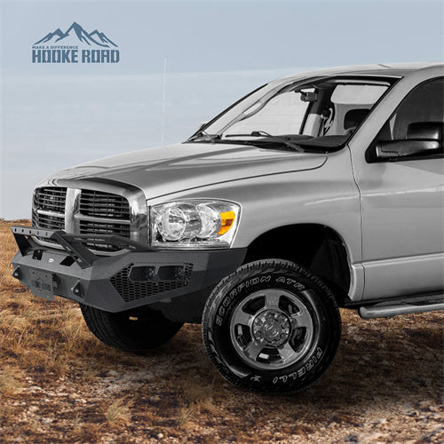 Load image into Gallery viewer, 2006-2009 Ram 2500 3500 Front Bumper with Winch Plate Hooke Road b6481 4
