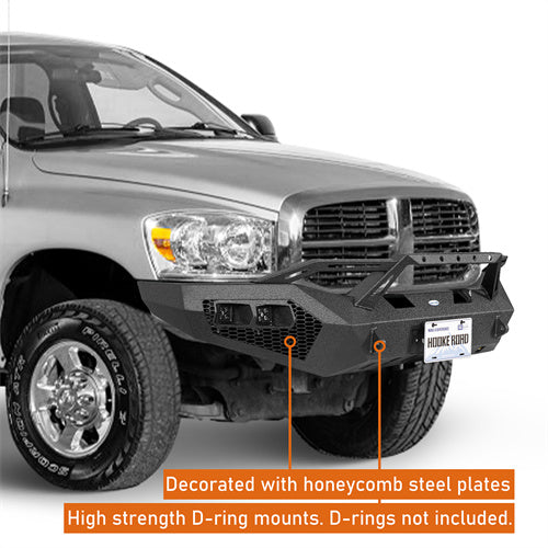 Load image into Gallery viewer, 2006-2009 Ram 2500 3500 Front Bumper with Winch Plate Hooke Road b6481 9