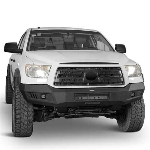 Load image into Gallery viewer, 2007-2013 Toyota Tundra Front Bumper Replacement Textured Black -  HookeRoad  b5209 5