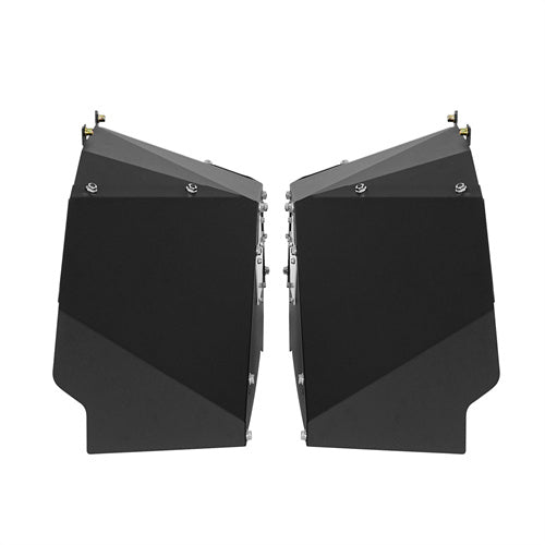 Load image into Gallery viewer, Hooke Road Aluminum Rear Wheel Well Liners Rear Fender Liners for 2007-2018 Jeep Wrangler JK b2118s 8