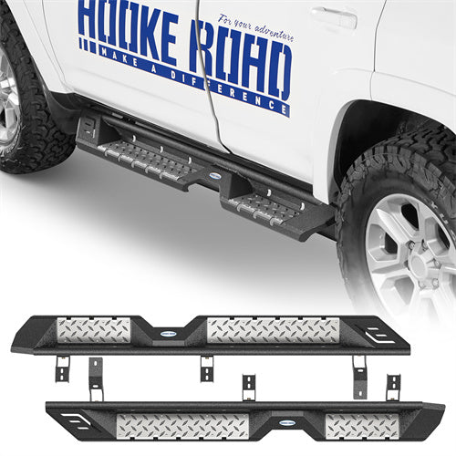 Hooke Road 2010-2024 Toyota 4Runner Side Steps Running Boards b9817 1