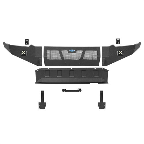 Load image into Gallery viewer, Hooke Road 2012-2015 Toyota Tacoma Full-Width Front Bumper with Skid Plate b4100 6