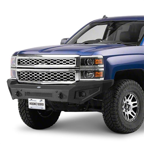 Load image into Gallery viewer, Hooke Road 2014-2015 Chevy Silverado 1500 Front Bumper b9035 3