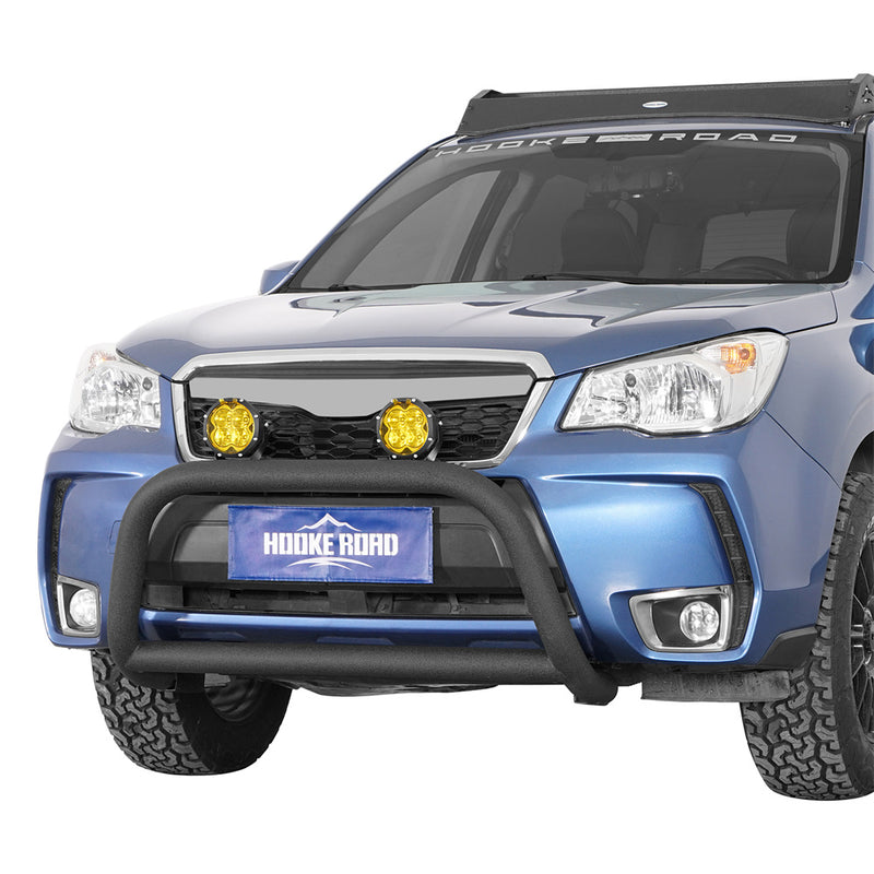 Load image into Gallery viewer, Hooke Road 2014-2018 Subaru Forester Steel Front Bumper Guard Bull Light Bar b4736s 2
