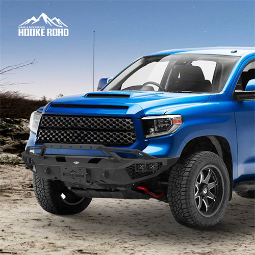 Load image into Gallery viewer, 2014-2021 Toyota Tundra Front Bumper with Winch Plate Hooke Road b5010ab 4