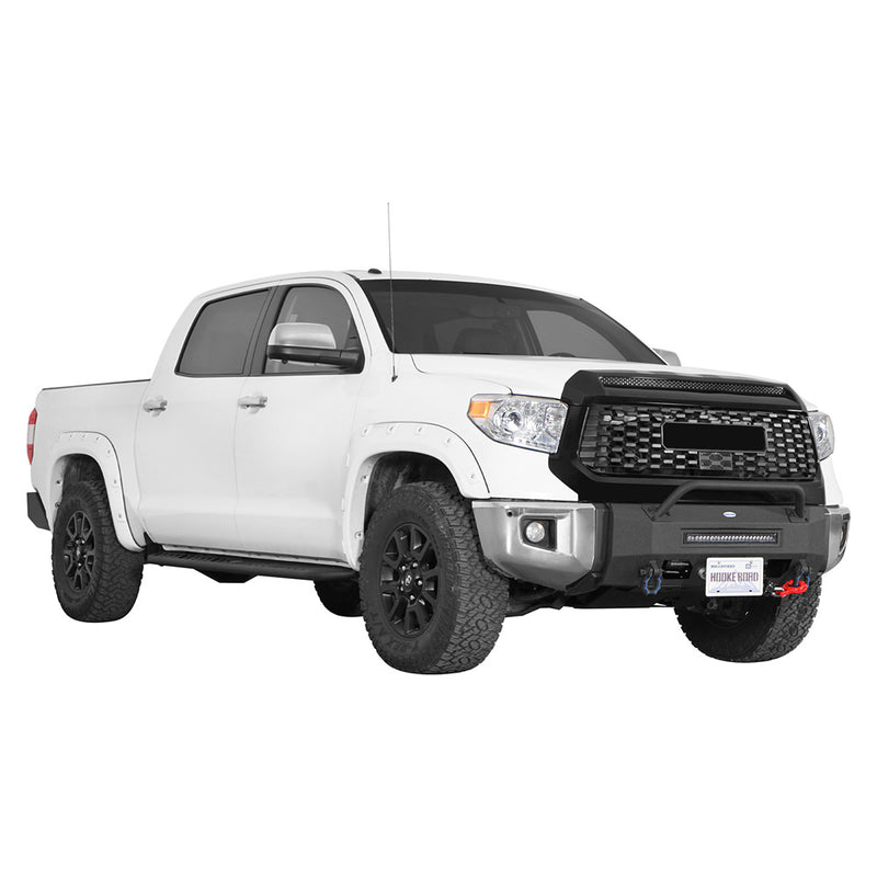 Load image into Gallery viewer, Hooke Road 2014-2021 Toyota Tundra Stubby Front Bumper b5021s 2