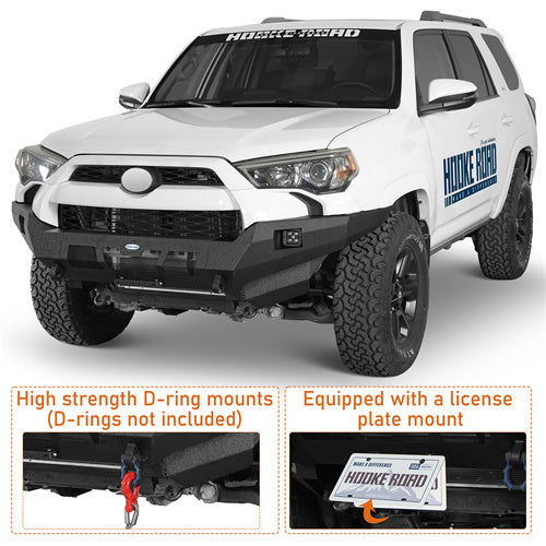 Load image into Gallery viewer, Hooke Road 2014-2024 Toyota 4Runner Front Bumper with Spotlights b9822s 7