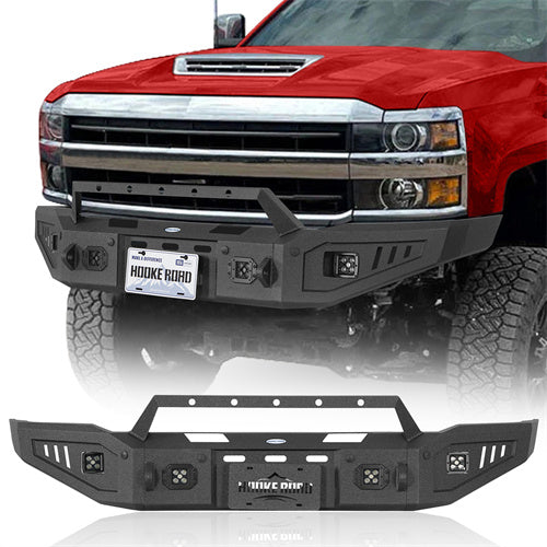 Load image into Gallery viewer, Hooke Road 2015 - 2019 Chevy Silverado 2500HD 3500HD Front Bumper b9532 1