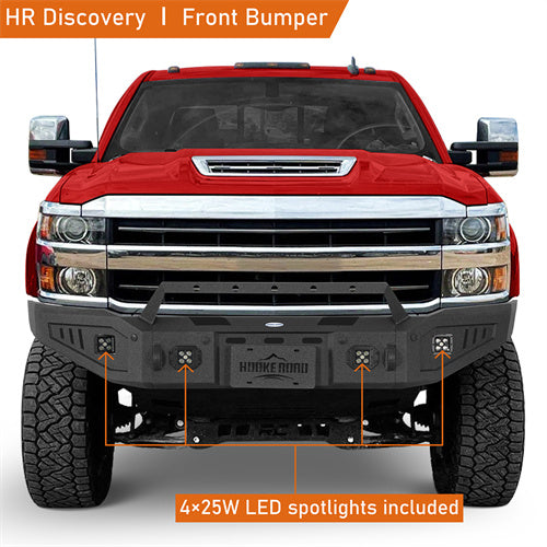 Load image into Gallery viewer, Hooke Road 2015 - 2019 Chevy Silverado 2500HD 3500HD Front Bumper b9532 7