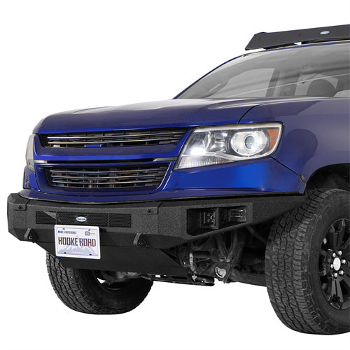 Load image into Gallery viewer, Hooke Road 2015-2020 Chevy Colorado Front Bumper w/ Skid Plate b9120as 2