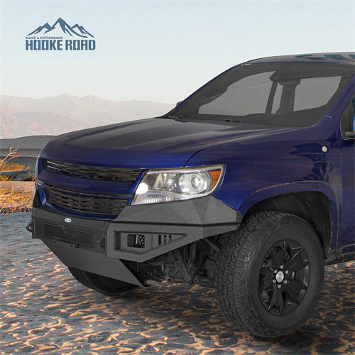 Load image into Gallery viewer, Hooke Road 2015-2020 Chevy Colorado Front Bumper with Skid Plate b9114s 3