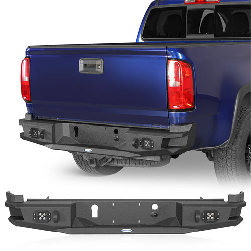 Load image into Gallery viewer, Hooke Road 2015-2022 Chevy Colorado & GMC Canyon Steel Rear Bumper, Excluding ZR2 Models b9110s 1
