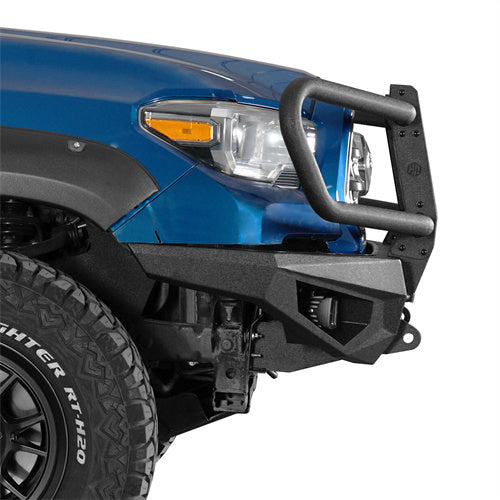 Load image into Gallery viewer, Hooke Road 2016-2023 Toyota Tacoma Brush Guard Front Grille Bumper b4232abs 3