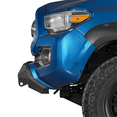 Load image into Gallery viewer, Hooke Road 2016-2023 Toyota Tacoma Steel Stubby Front Bumper b4231  4