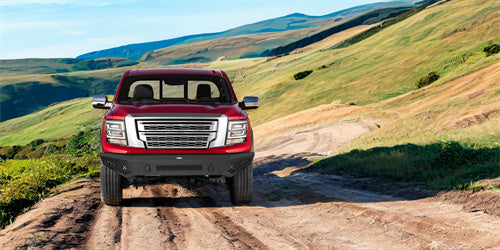 Load image into Gallery viewer, 2017-2024 Nissan Titan Steel Front Bumper Replacement Hooke Road b5300 10