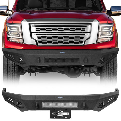 Load image into Gallery viewer, 2017-2024 Nissan Titan Steel Front Bumper Replacement Hooke Road b5300 1