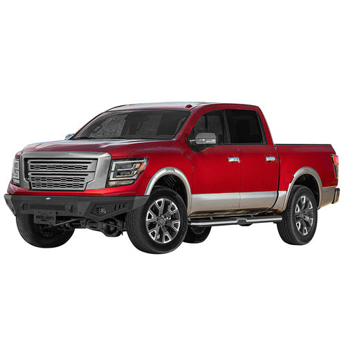 Load image into Gallery viewer, 2017-2024 Nissan Titan Steel Front Bumper Replacement Hooke Road b5300 2