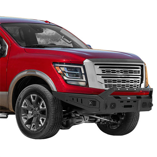 Load image into Gallery viewer, Hooke Road 2017-2024 Nissan Titan Front Bumper with Winch Plate b5302 3