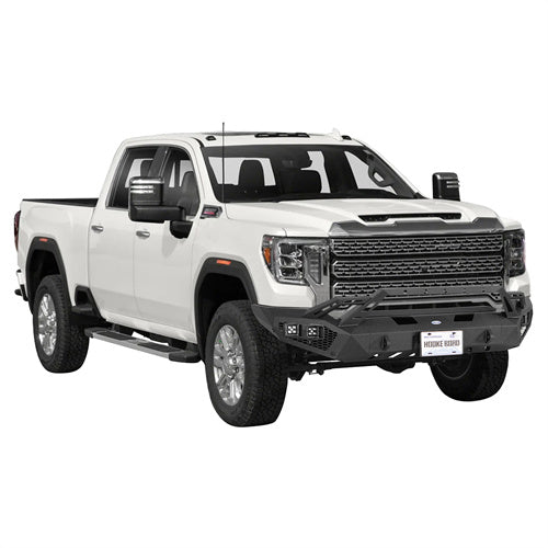 Load image into Gallery viewer, Hooke Road 2020-2023 GMC Sierra 2500HD/3500HD Front Bumper with Winch Plate & 4 × LED Lights b9206ab 3