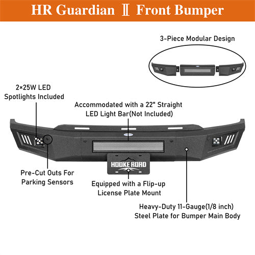 Load image into Gallery viewer, Hooke Road 21-23 Ford F-150 Front Bumper, Excluding Raptor b8304 12