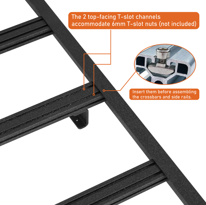 Load image into Gallery viewer, Hooke Road 2024-2025 Toyota Tacoma Roof Racks for Double Cab b4400s 14