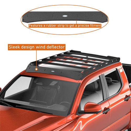 Hooke Road 2024-2025 Toyota Tacoma Roof Racks for Double Cab b4400s 5