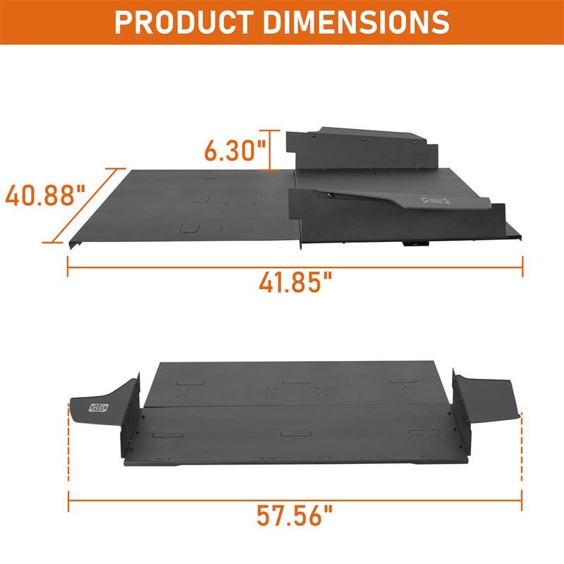 Load image into Gallery viewer, 3rd Row Delete Cargo Plate for 2010-2024 Toyota 4Runner 7-Seat Models Hooke Road b9829s 4