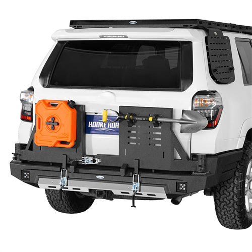 Load image into Gallery viewer, Hooke Road 4Runner Rear Bumper with Tire Carrier & Jerry Can Holder for 2010-2024 Toyota 4Runner b9811ab 3