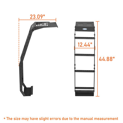 Load image into Gallery viewer, 2010-2024 Toyota 4Runner Rear Hatch Ladder Toyota 4Runner Accessories - Hooke Road b9807s 13