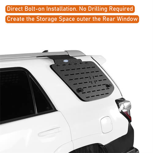 Load image into Gallery viewer, 2010-2024 Toyota 4Runner Molle Panel Rear Window Exterior Storage Panels Aftermarket Parts - Hooke Road b9804s 13