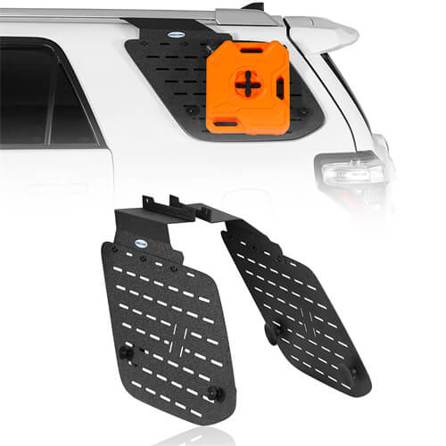 2010-2024 Toyota 4Runner Molle Panel Rear Window Exterior Storage Panels Aftermarket Parts - Hooke Road b9804s 2