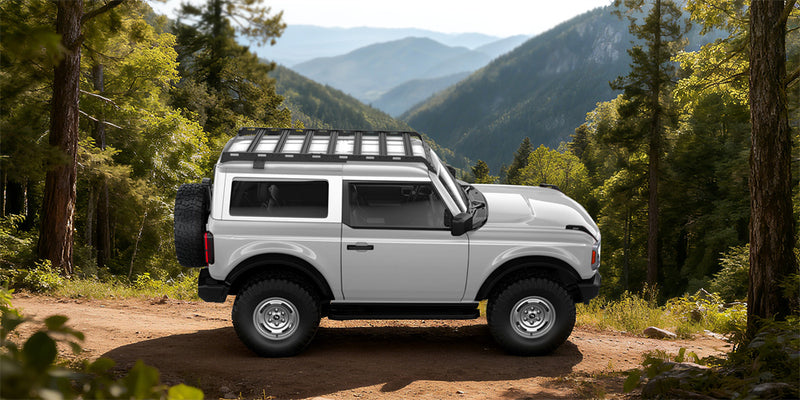 Load image into Gallery viewer, 2021-2026 2-Door Ford Bronco Roof Rack Luggage Rack 4x4 Truck Parts Hooke Road b8929-2s 9