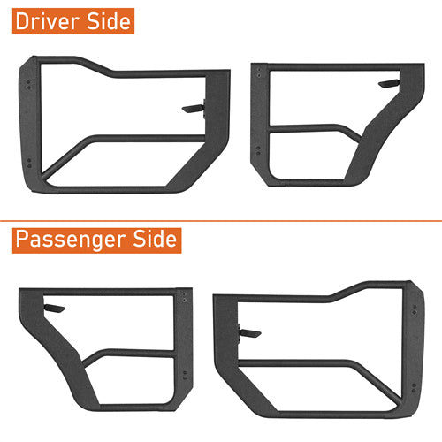 Load image into Gallery viewer, 2021-2023 Ford Bronco 4-Door Adventure Tube Half Front & Rear Doors - HookeRoad b8916s 4