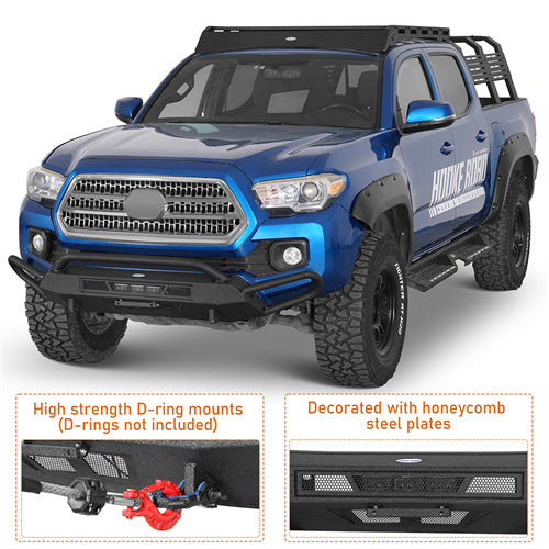 Load image into Gallery viewer, Hooke Road Aftermarket Front Bumper for 2016-2023 Toyota Tacoma b4236 6