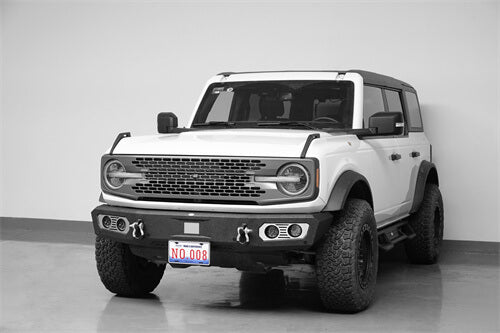 Load image into Gallery viewer, Aftermarket Front Bumper Off Road Parts w/D-Rings & LED Lights For 2021-2023 Ford Bronco - Hooke Road b8922s 22