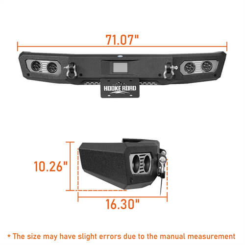 Load image into Gallery viewer, Aftermarket Front Bumper Off Road Parts w/D-Rings & LED Lights For 2021-2023 Ford Bronco - Hooke Road b8922s 23