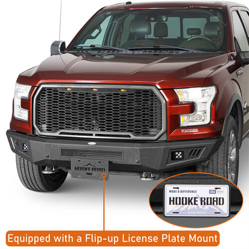Load image into Gallery viewer, 2015-2017 Ford F-150 Front Bumper Aftermarket Bumper Pickup Truck Parts - Hooke Road b8281 12